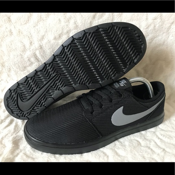 NIKE SB Portmore ll Ultralight Black Grey 10.5 - Picture 4 of 7